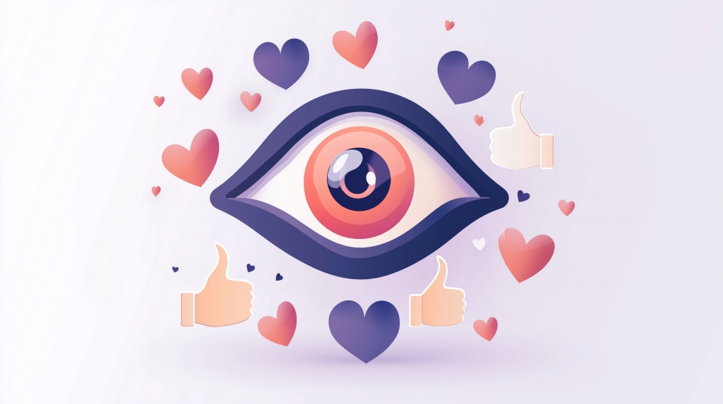 Иконки глаза и лайков: показатели CPM Иконки глаза и лайков: показатели CPM